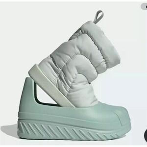 adidas Adifom Superstar Winter Boot‎ Linen Green IG2161 8.5 Womens NEW
